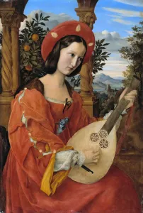 Portrait of Clara Bianca von Quandt, 1820. Creator: Schnorr von Carolsfeld Portrait of Clara Bianca von Quandt, 1820. Creator: Schnorr von Carolsfeld