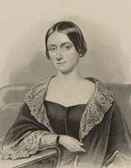 Clara Schumann Collection: Portrait of Clara Schumann (1819-1896), c. 1850