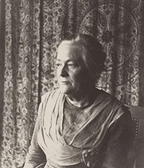 Phototypie Prints: Portrait of Clara Zetkin (1857-1933), 1914. Creator: Anonymous