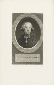 Claessens Prints: Portrait of Claude Fauchet (1744-1793), 1790s