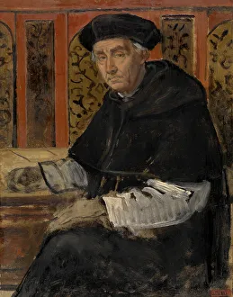 Hendrik Leys Prints: Portrait of a Cleric, c1860s. Creator: Jan August Hendrik Leys