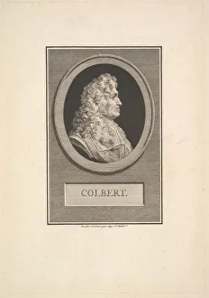 Auguste De Saint Aubin Prints: Portrait of Colbert, 1800. Creator: Augustin de Saint-Aubin
