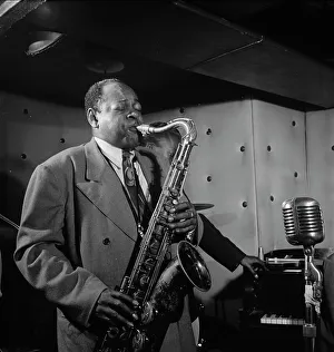 Hawk Prints: Portrait of Coleman Hawkins and Miles Davis