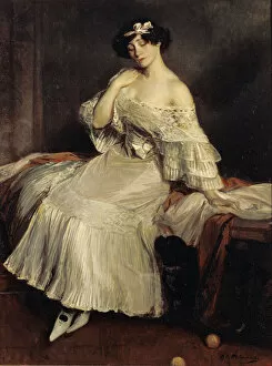 Blanche Gallery: Portrait of Colette (1873-1954), c. 1905. Creator: Blanche, Jacques-Emile (1861-1942)