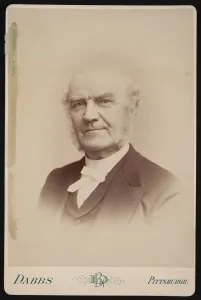 Cabinet Card Prints: Portrait of Colonel William Anderson Herron (1821-1900), 1892. Creator: Benjamin LH Dabbs