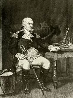 Elisabeth Mcclellan Gallery: A portrait of Commodore Barry of the United States Navy, c1780, (1937). Creator: Unknown