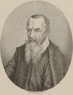 Heinrich Eduard Von 1788 1825 Prints: Portrait of the composer Adam Gumpelzhaimer (1559-1625)