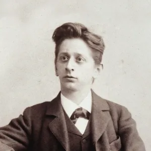 C 1900 Prints: Portrait of the composer Alexander von Zemlinsky (1871-1942), c. 1900. Creator: Anonymous