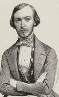 Portrait of the composer Alexandre Batta (1816-1902), 1830-1840s