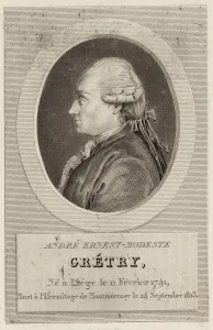 Portrait of the composer Andre Ernest Modeste Gretry (1741-1813)