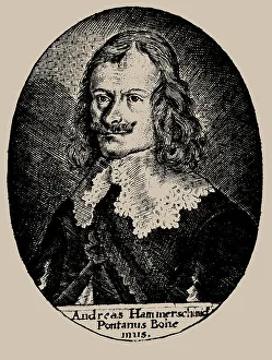 Portrait of the composer Andreas Hammerschmidt (1611-1675). Creator: Anonymous