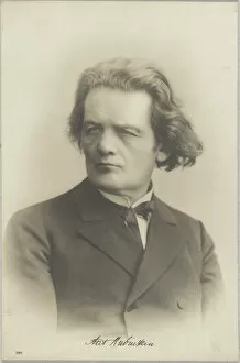 Portrait of the composer Anton Rubinstein (1829-1894), c. 1880
