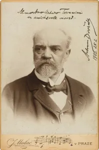 1900 Prints: Portrait of the Composer Antonin Dvorak (1841-1904), c. 1900. Creator: Photo studio J