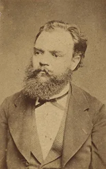 Portrait of the Composer Antonin Dvorak (1841-1904), c. 1880. Creator: Anonymous