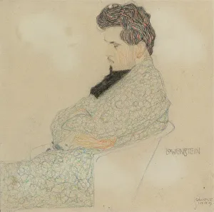Portrait of the composer Arthur Lowenstein, 1909. Artist: Schiele, Egon (1890-1918)
