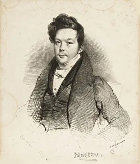Portrait of the composer Auguste-Mathieu Panseron (1796-1859), 1832