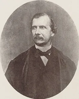 Portrait of the Composer Auguste Mermet (1810-1889). Creator: Anonymous