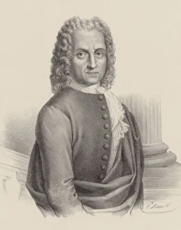 Marcello Prints: Portrait of the composer Benedetto Marcello (1686-1739). Creator: Roscioni, Vincenzo