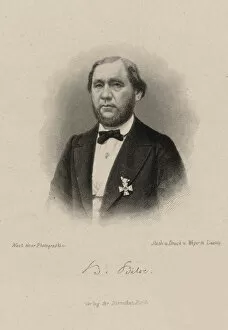 August 1823 1892 Gallery: Portrait of the composer Benjamin Bilse (1816-1902), 1870