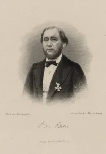 Weger Prints: Portrait of the composer Benjamin Bilse (1816-1902), 1870