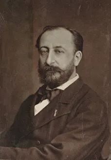 Portrait of the composer Camille Saint-Saens (1835-1921), 1880. Creator: Anonymous