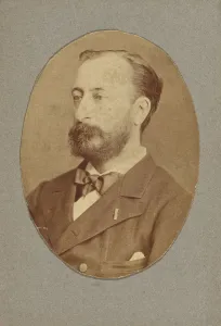 Portrait of the composer Camille Saint-Saens (1835-1921), c. 1880. Creator: Anonymous
