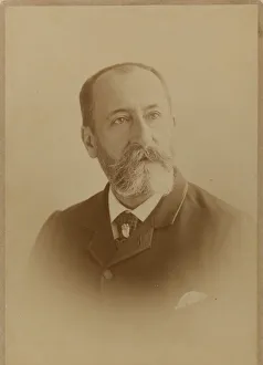 Portrait of the composer Camille Saint-Saens (1835-1921). Creator: Photo studio J