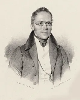 Kriehuber Prints: Portrait of the composer Carl Czerny (1791-1857), 1857