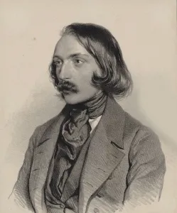 Portrait of the composer Carl Evers (1819-1875), 1840