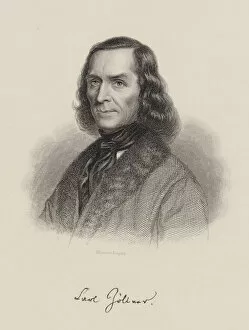 August 1823 1892 Gallery: Portrait of the Composer Carl Friedrich Zollner (1800-1860), c. 1850. Creator: Weger
