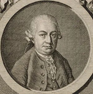 Bach Prints: Portrait of the composer Carl Philipp Emanuel Bach (1714-1788)