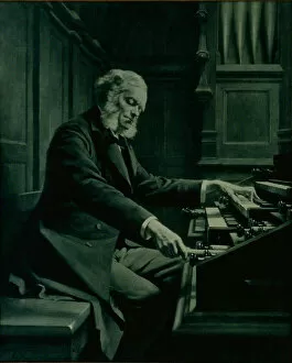 Portrait of the composer Cesar Franck (1822-1890)