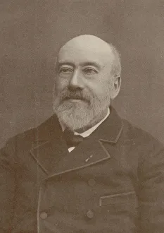 Portrait of the composer and chansonnier Gustave Nadaud (1820-1893), 1880. Creator: Anonymous