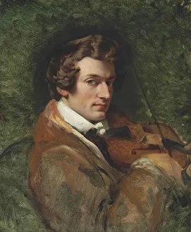 Portrait of the composer Charles-Auguste de Beriot (1802-1870)