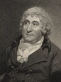Dibdin Prints: Portrait of the composer Charles Dibdin (1745-1814), 1814