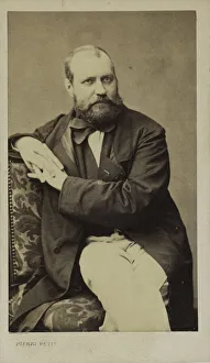Petit Prints: Portrait of the composer Charles Gounod (1818-1893), c. 1870