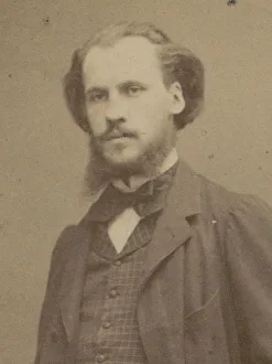 Carjat Prints: Portrait of the Composer Charles Lenepveu (1840-1910), 1870. Creator: Carjat, Etienne