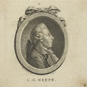 1780 Prints: Portrait of the composer Christian Gottlob Neefe (1748-1798), c. 1780. Creator: Liebe