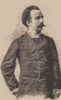 Portrait of the composer and conductor Franco Faccio (1840-1891)