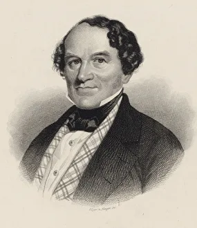 August 1823 1892 Gallery: Portrait of the composer Conradin Kreutzer (1780-1849)