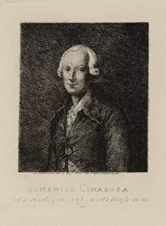 Portrait of the composer Domenico Cimarosa (1749-1801)