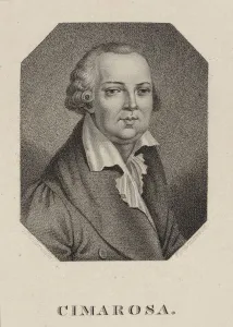 Portrait of the composer Domenico Cimarosa (1749-1801), 1820