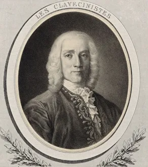 Alfred 1824 1881 Prints: Portrait of the Composer Domenico Scarlatti (1685-1757), c. 1850. Creator: Lemoine