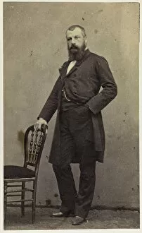 Albumin Photo Gallery: Portrait of the Composer Edmond Membrée (1820-1882)
