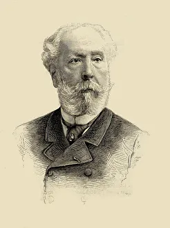 Portrait of the Composer Édouard Lalo (1823-1892). Creator: Anonymous