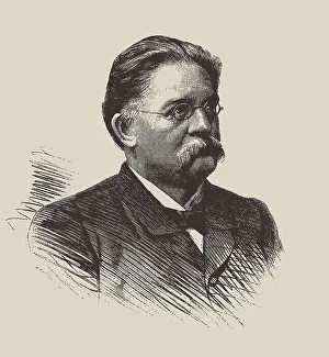 Portrait of the composer Felix Draeseke (1835-1913). Creator: Anonymous