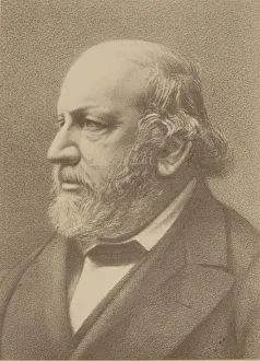 Portrait of the composer Ferdinand von Hiller (1811-1885), 1880