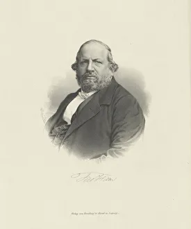 Portrait of the composer Ferdinand von Hiller (1811-1885), c