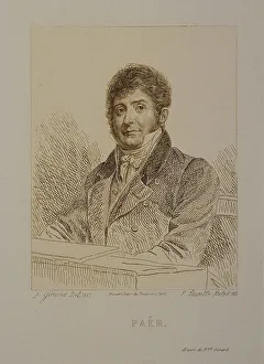 Portrait of the composer Ferdinando Paer (1771-1839)