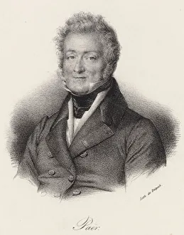 Portrait of the Composer Ferdinando Paer (1771-1839), 1830